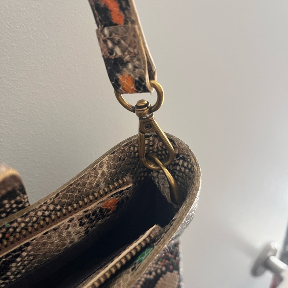 Madewell Snake Print Bag - Picture 3 of 7
